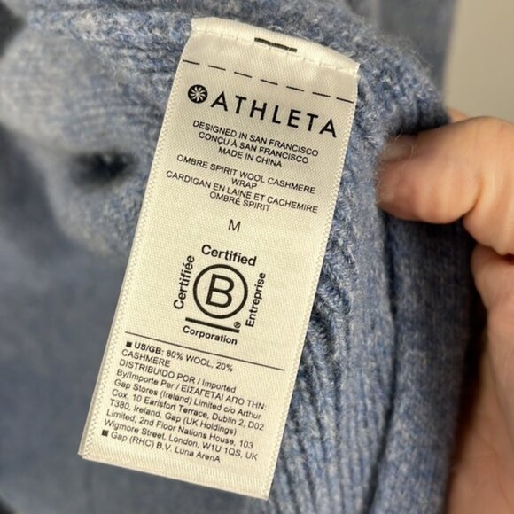 Athleta medium wool cashmere spirit wrap - Picture 9 of 9